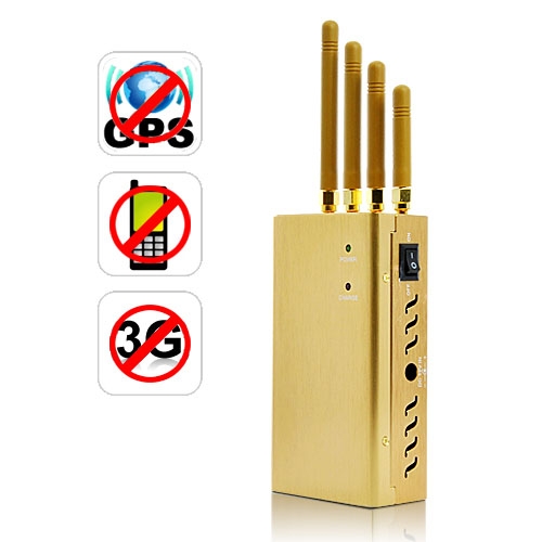 High Power Signal Jammer with Highly Portable Design for GPS/Cell Phone/3G - Click Image to Close